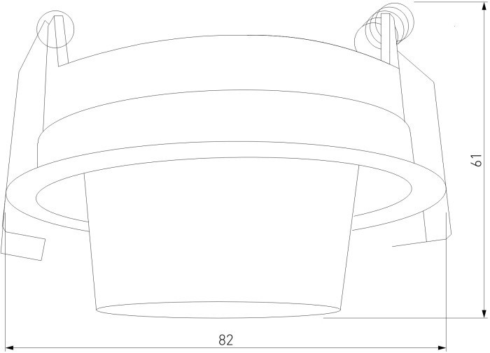 Точечный светильник Conner 25086/LED Elektrostandard