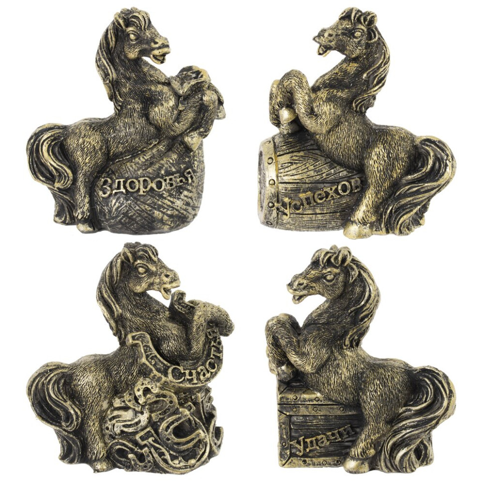 Копилка "Лошадь", L8 W6 H9,5 см, 4в.