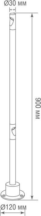 Наземный светильник Sydney DL18154W8DG 900 Donolux