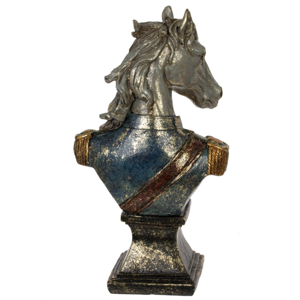 Фигурка декоративная "Бюст лошади", L13 W8 H24 см