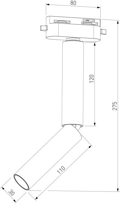 Трековый светильник Pika 85112/01 Elektrostandard