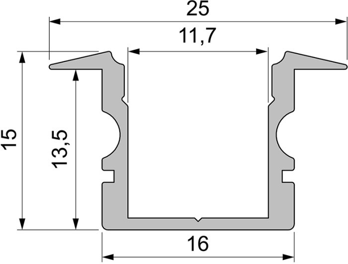 Профиль для светодиодной ленты ET-02-10 975129 Deko-Light