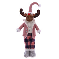 Игрушка набивная "Олень", L26 W17 H76/55 см, 2в.