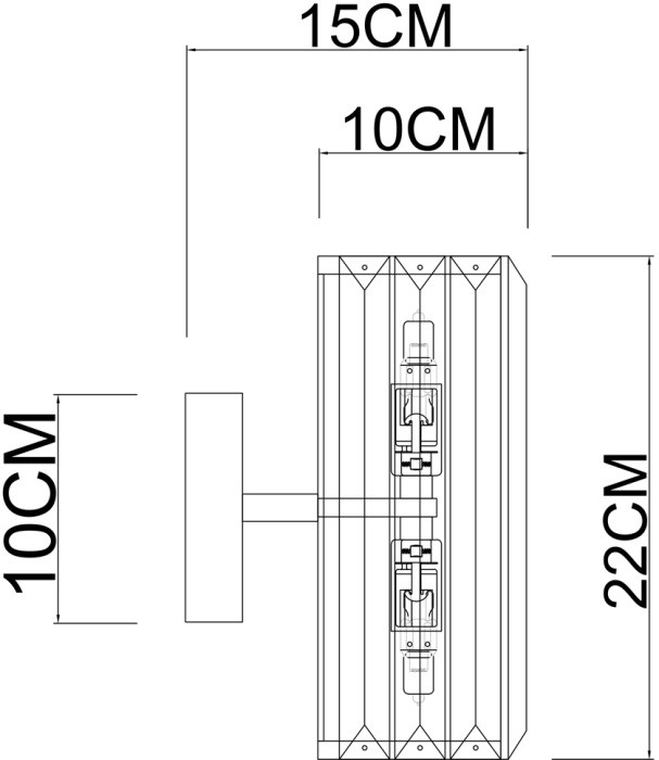 Бра Santorini A1049AP-2GO Arte Lamp