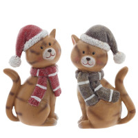 Фигурка декоративная "Кошка",  L5 W4 H9 см, 2в.