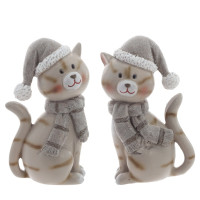 Фигурка декоративная "Кошка",  L5 W4 H9 см, 2в.