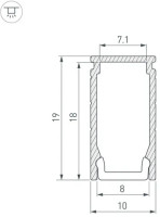 Профиль для светодиодной ленты SL-LINE 053426 Arlight Профиль для светодиодной ленты SL-LINE 053426 Arlight