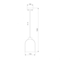 Подвесной светильник Eurosvet Tandem 50119/1 латунь
