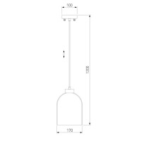 Подвесной светильник Eurosvet Tandem 50119/1 латунь