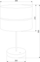 Интерьерная настольная лампа Hilton 5467 Hilton Black Gold TK Lighting