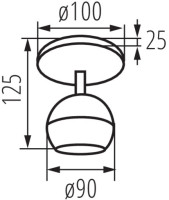 Спот GALOBA 33671 Kanlux