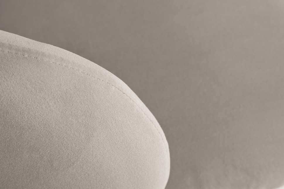 Стул обеденный велюровый серый