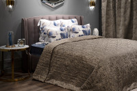 Покрывало Cascata Фортуна 260х260см со стежкой