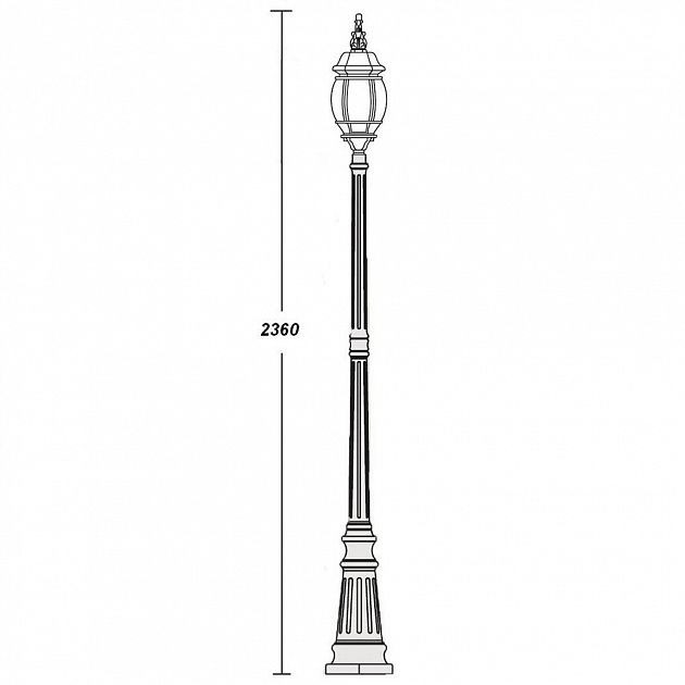 Наземный фонарь  83409L W Oasis Light