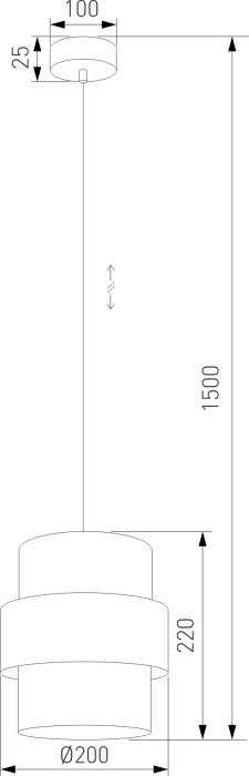 Подвесной светильник Calisto 5401 Calisto TK Lighting