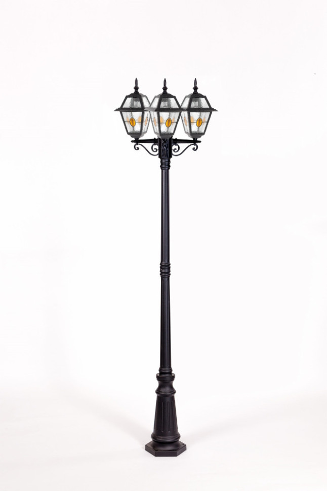 Наземный фонарь FARO lead GLASS 91109B lgY Bl Oasis Light