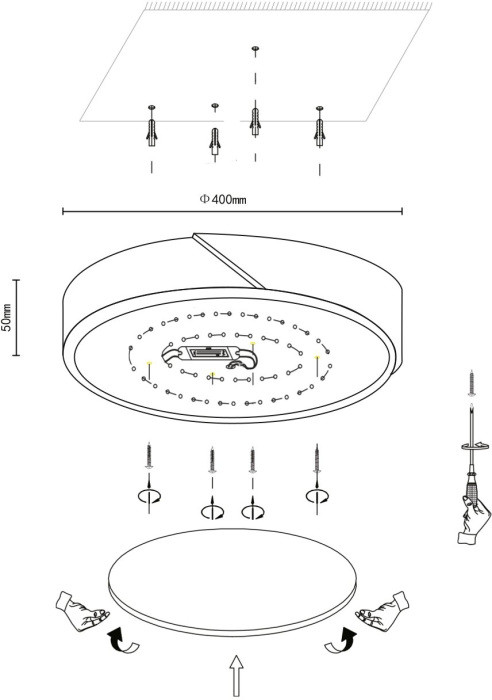 Потолочный светильник  445-027-01 Velante
