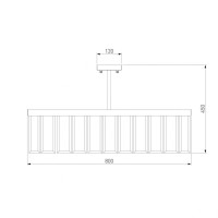 Потолочная люстра Bogates Eclipse 358/8 Smart