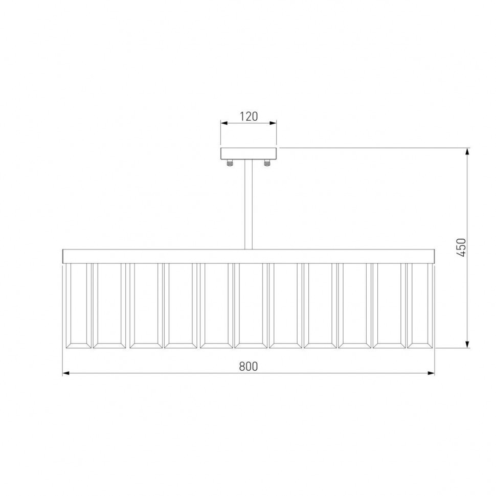 Потолочная люстра Bogates Eclipse 358/8 Smart