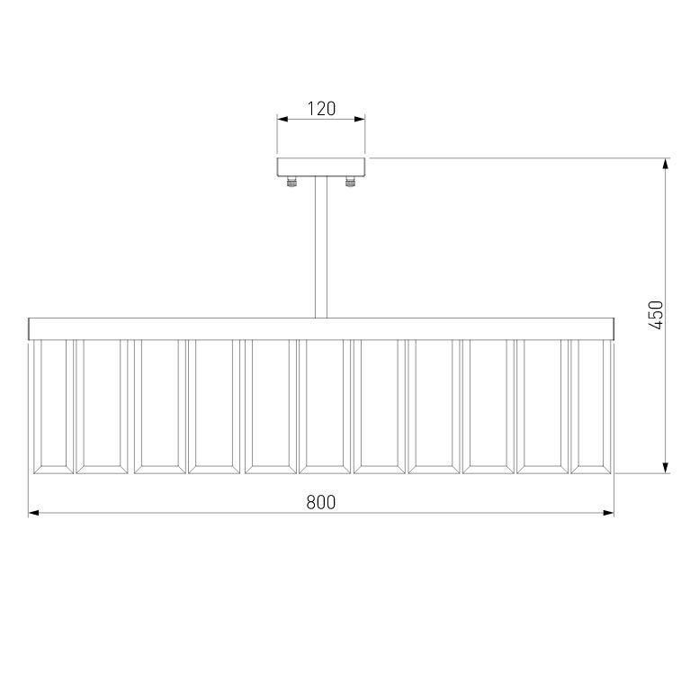 Потолочная люстра Bogates Eclipse 358/8 Smart