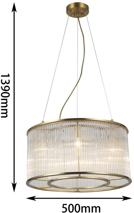 Подвесная люстра Wonderland 2907-6P Favourite