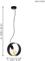 Подвесной светильник Maidenhead 43128 Eglo Подвесной светильник Maidenhead 43128 Eglo