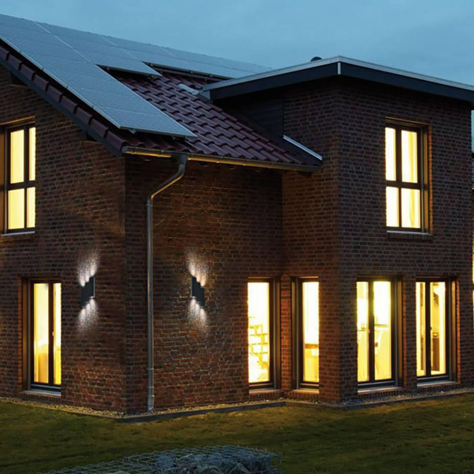 Уличный настенный светодиодный светильник Feron Нью-Йорк DH101 11704