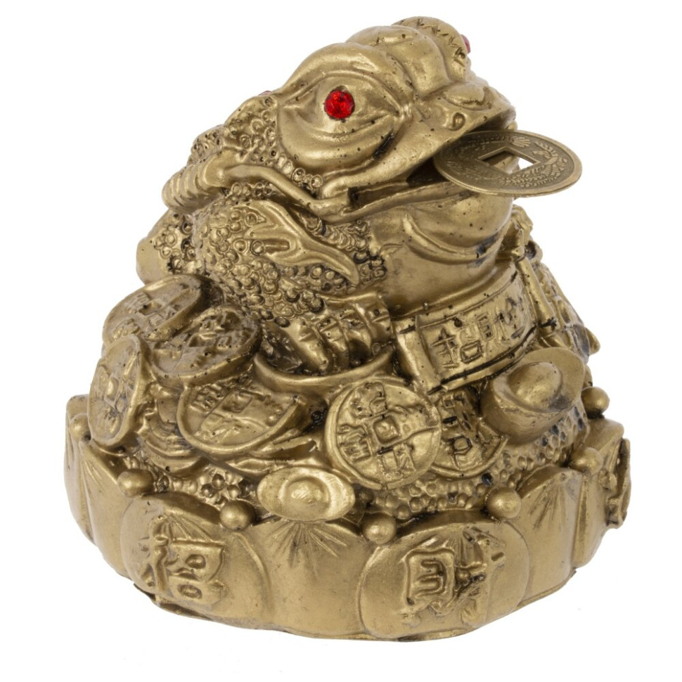 Фигурка декоративная "Лягушка денежная", L7,5 W7 H7,5 см