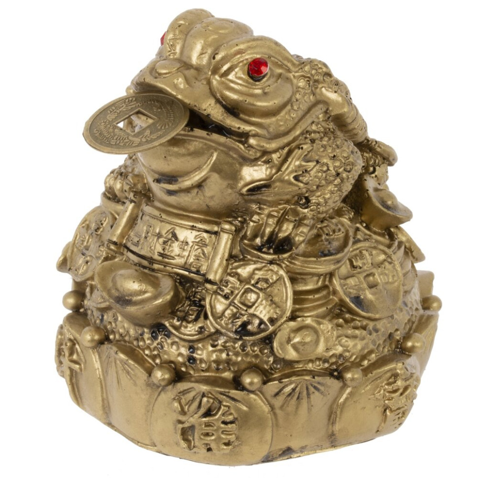 Фигурка декоративная "Лягушка денежная", L7,5 W7 H7,5 см