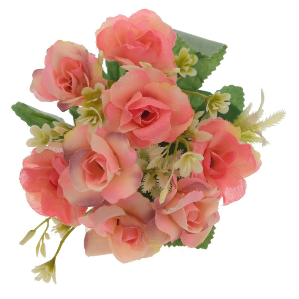 Цветочная композиция "Розы", L11 W11 H19 см, 4в.