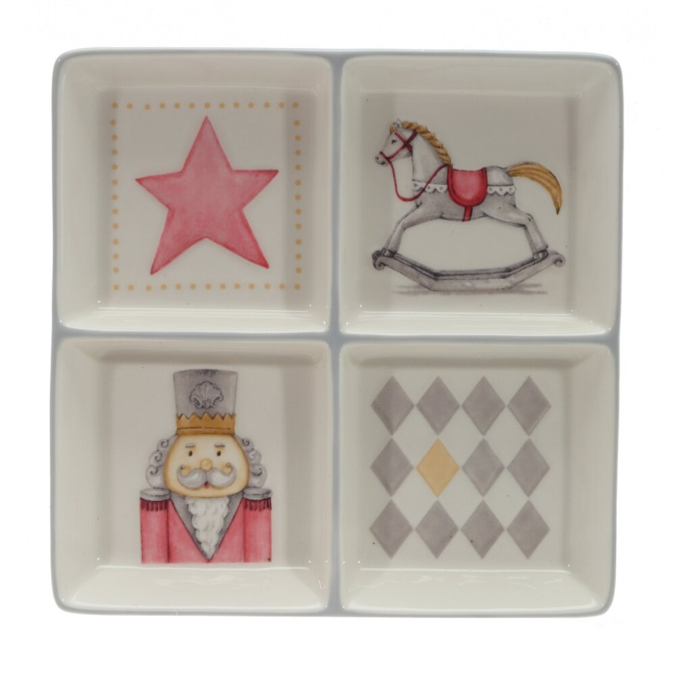 Менажница "Лошадка", L20 W20 H3 см