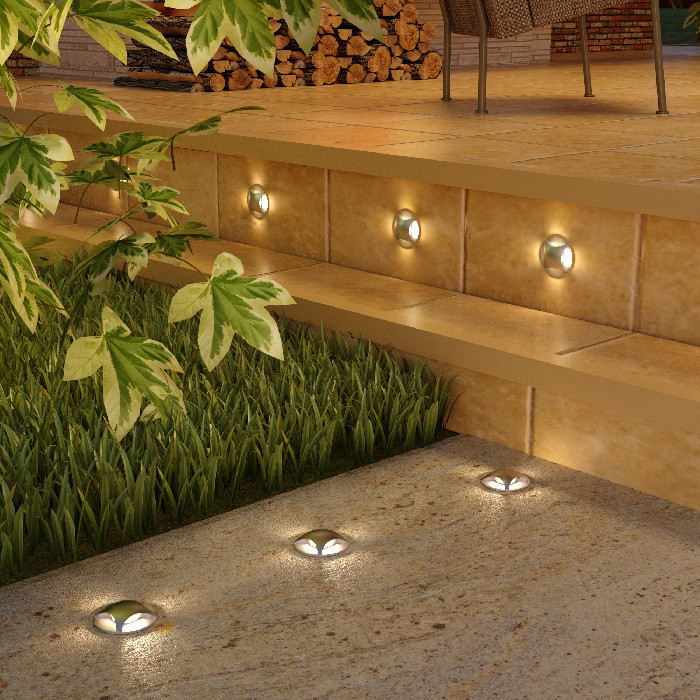 Встраиваемый светильник уличный Step 3 MRL LED 1106 алюминий Elektrostandard