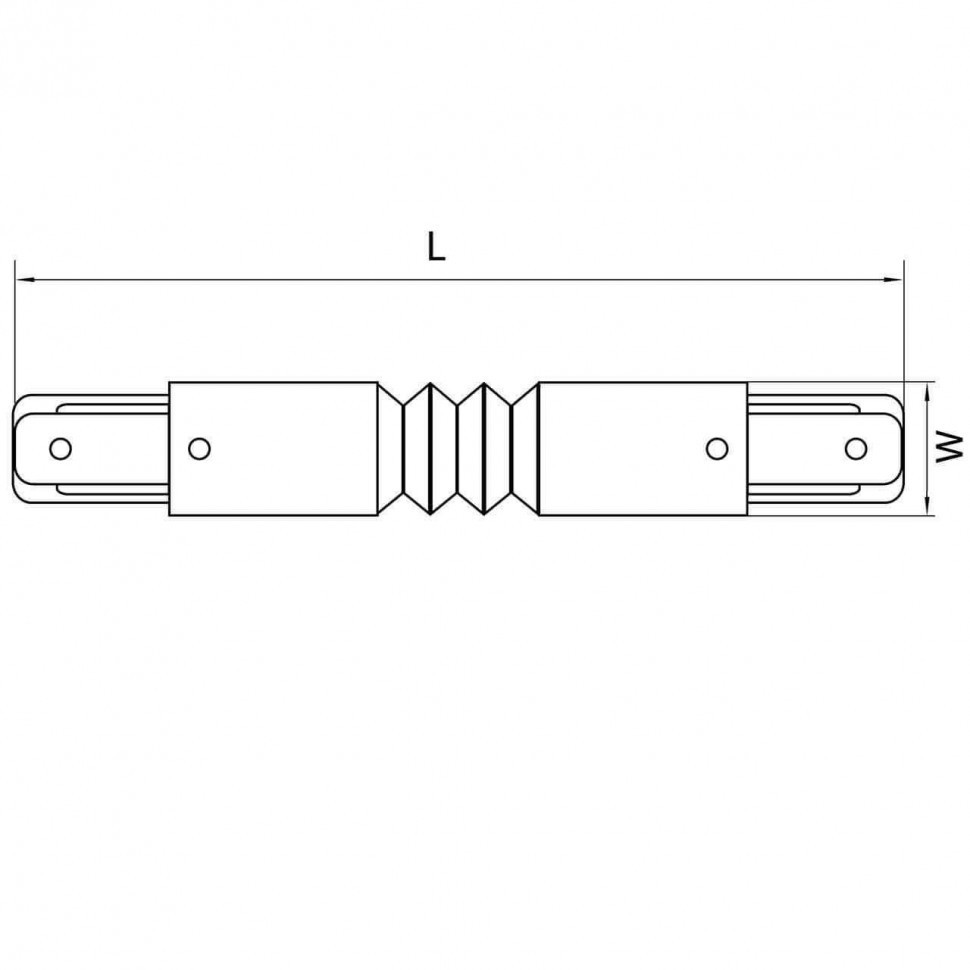 Коннектор гибкий Lightstar Barra 502159