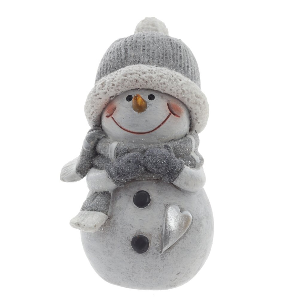 Фигурка декоративная "Снеговик", L5 W5 H8 см, 2в.