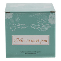 Кружка с крышкой и ложкой  440 мл, L8,4 W8,4 H8,3 см