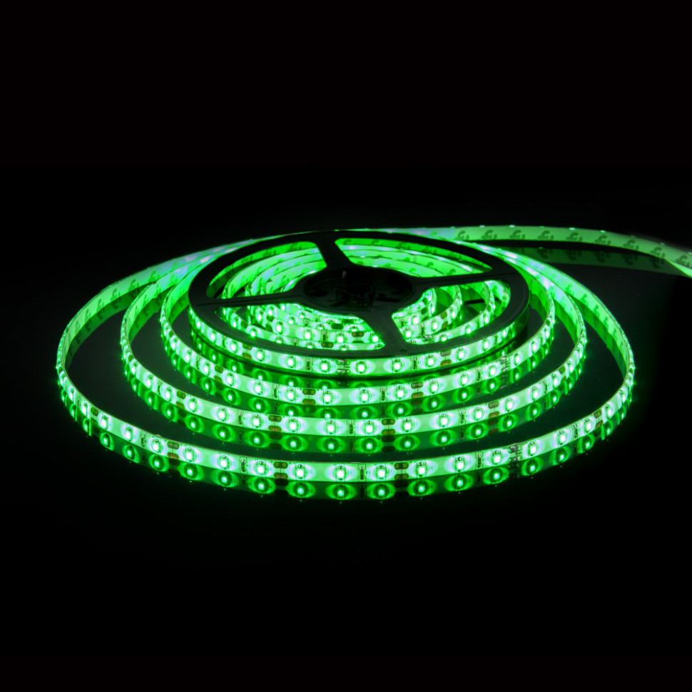 Светодиодная лента 24V 14,4W Лента светодиодная 24V 14,4W 60Led 5050 IP20 зелёный, 5м Elektrostandard