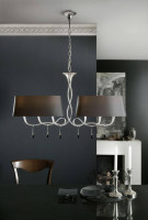 Подвесной светильник Mantra Paola Painted Silver 3531 Подвесной светильник Mantra Paola Painted Silver 3531