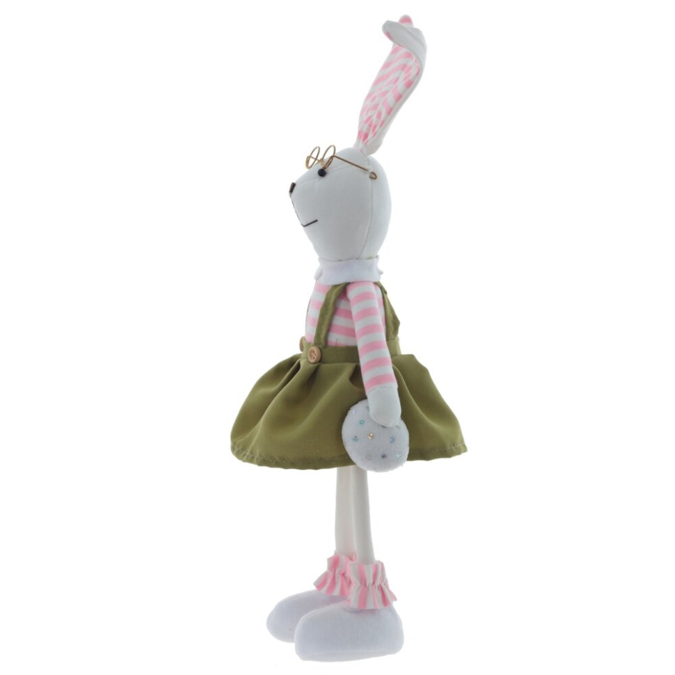 Игрушка набивная "Заяц/Зайка", L12 W7,5 H41/33 см, 2в.