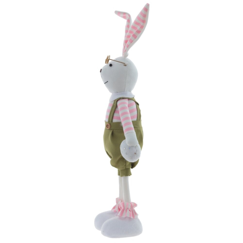 Игрушка набивная "Заяц/Зайка", L12 W7,5 H41/33 см, 2в.