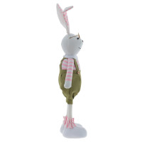 Игрушка набивная "Заяц/Зайка", L12 W7,5 H41/33 см, 2в.