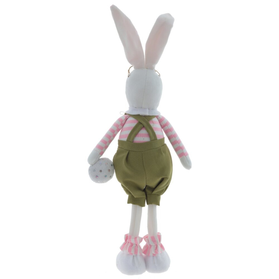 Игрушка набивная "Заяц/Зайка", L12 W7,5 H41/33 см, 2в.