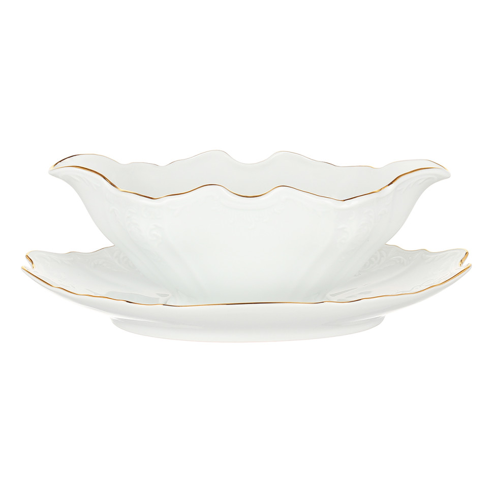 Соусник с подставкой 500мл."Бернадот белый 311011" Bernadotte