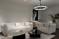 Кресло Prato букле белое Кресло Prato букле белое