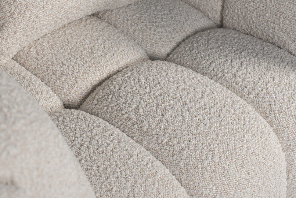 Кресло Prato букле белое