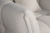 Кресло Prato букле белое Кресло Prato букле белое