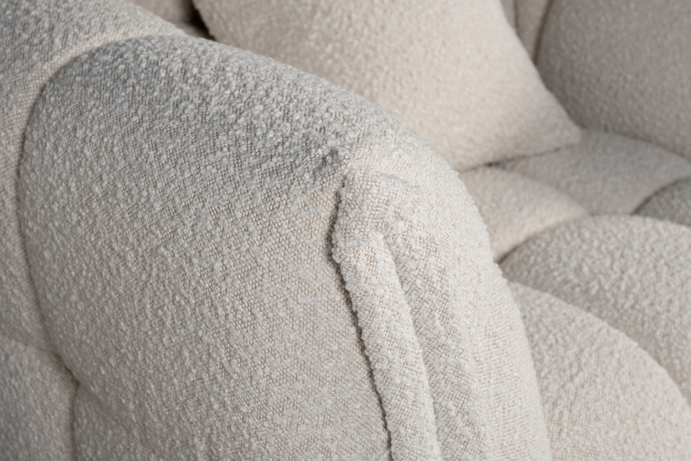 Кресло Prato букле белое