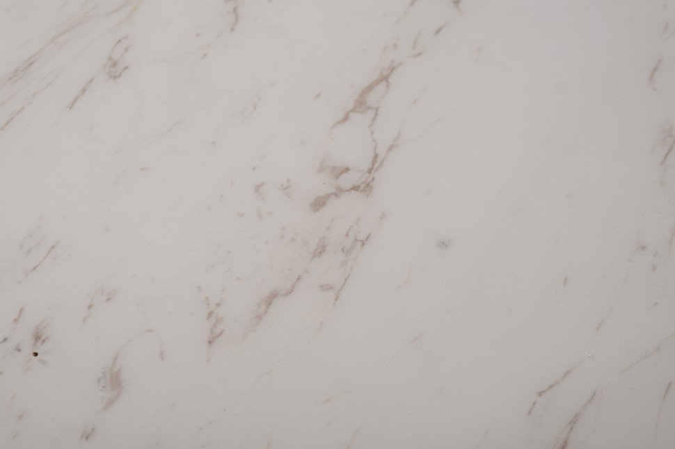 Стол обеденный круглый мраморный/основание бежевое