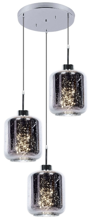 Подвесной светильник LDP 6811-3 RD CHR Lumina Deco