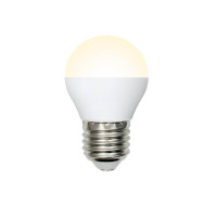Лампочка светодиодная  LED-G45-7W/WW/E27/FR/NR картон Volpe