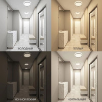 Потолочный светильник PLATO DK6510-WH Denkirs